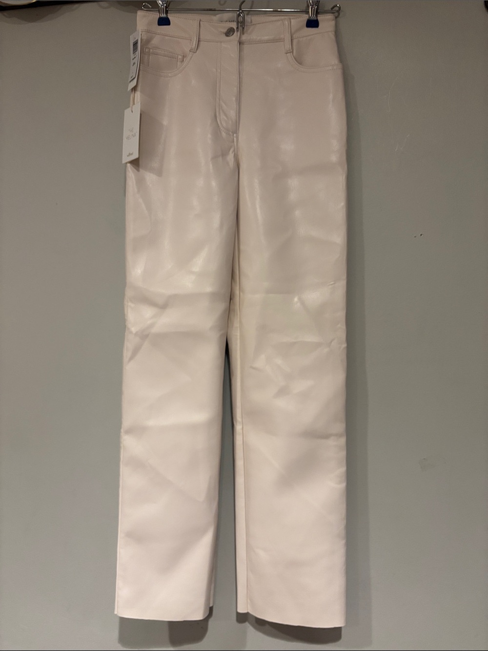Wilfred The Melina Cream Faux Leather Pants